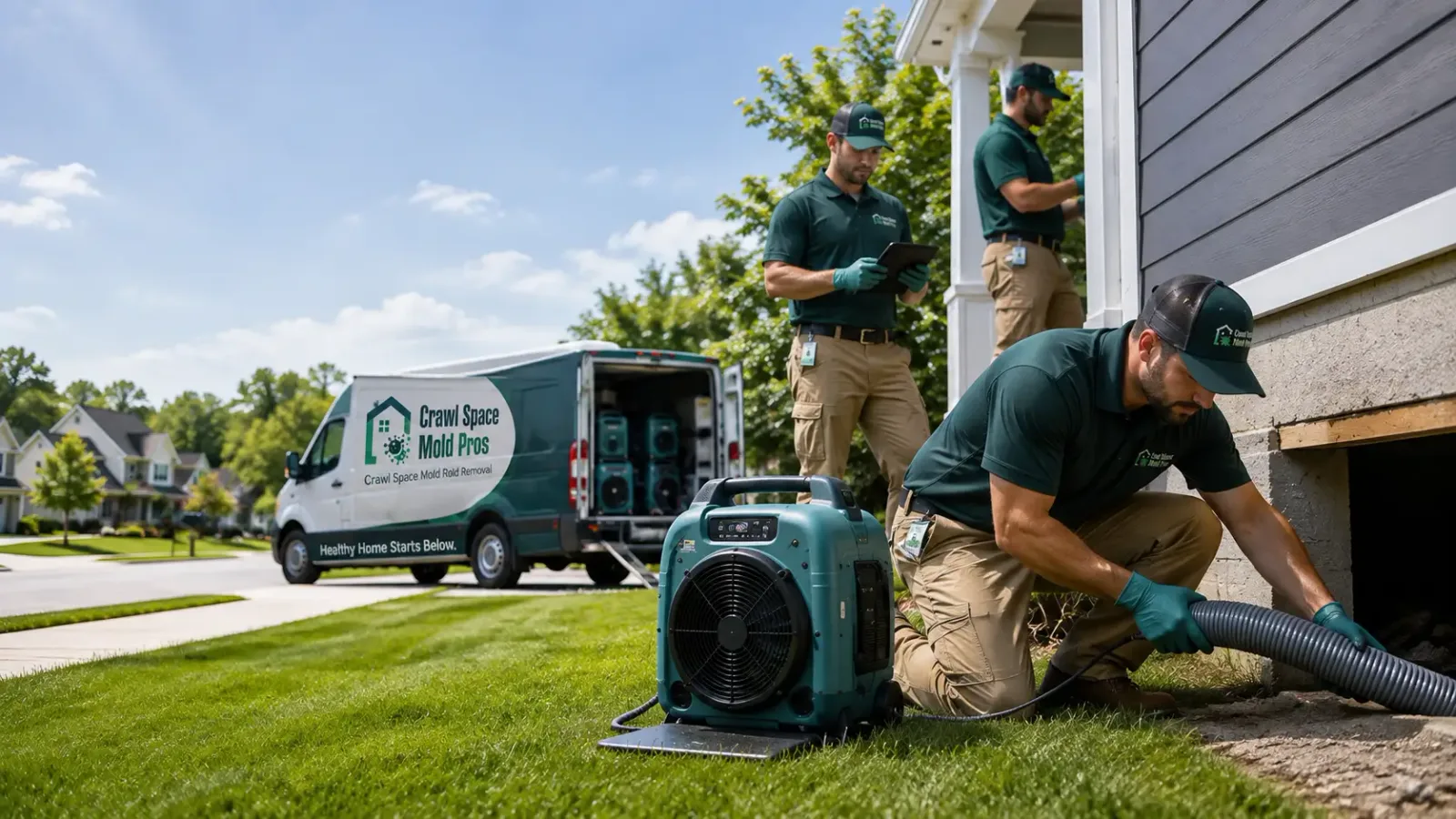 Crawl Space Mold Removal in Eldridge, IA